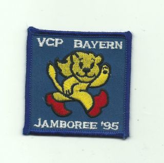 J Scout Germany 1995 World Jamboree Vcp Bayern Contingent Patch Netherlands