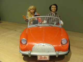 Vintage Barbie,  Ken,  Sports Car All In
