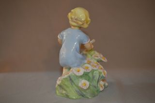 Vintage Royal Worcester F.  G.  Doughty Figurine - Months of the Year: May (3455) 2