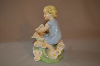 Vintage Royal Worcester F.  G.  Doughty Figurine - Months of the Year: May (3455) 3