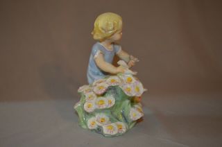 Vintage Royal Worcester F.  G.  Doughty Figurine - Months of the Year: May (3455) 4