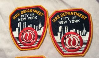 4 VINTAGE YORK CITY FIRE DEPARTMENT SHOULDER PATCH 3