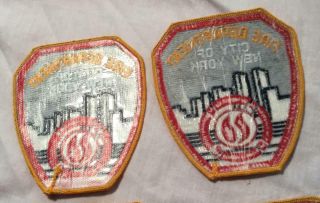 4 VINTAGE YORK CITY FIRE DEPARTMENT SHOULDER PATCH 5