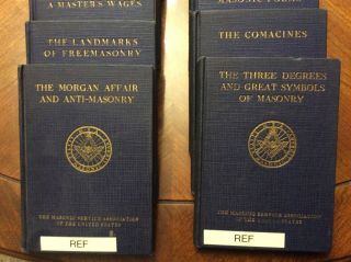 1924 First Edition,  20 Volume Set Of The Little Masonic Library Published By Msa
