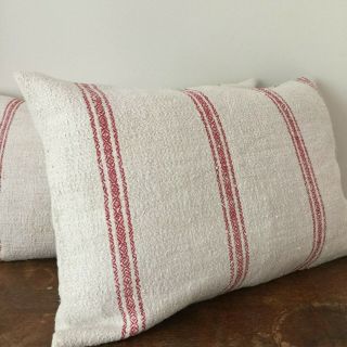 Cushion Cover From Home Loomed Vintage Hemp