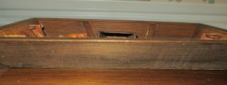 ANTIQUE COUNTRY HOUSE KITCHEN WOOD SHADOW BOX WALL HANGING; HAND CARVED 4