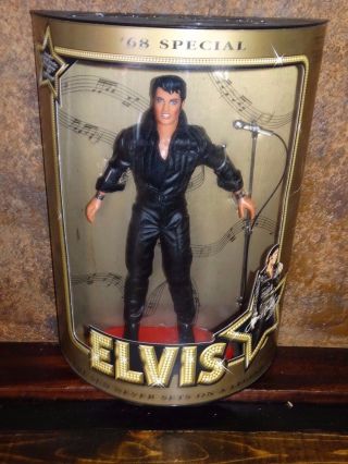19680 Nos Elvis Presley Special Hasbro Doll 68 Comeback Special Doll Box