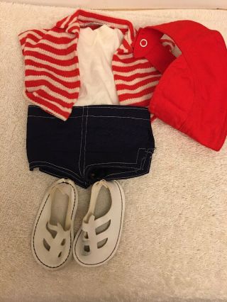 Vintage Mattel Chatty Cathy Playtime Outfit Complete With Hat Shoes