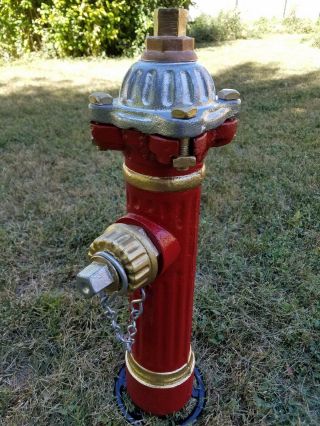 Vintage Eclipse Fire Hydrant Cast Iron Kupferle Fire Truck Fire Nozzle