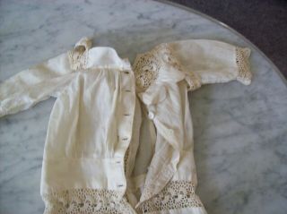 Vintage ivory cotton and lace dress For A 22 
