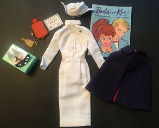 Vintage 1960’s Barbie Outfit,  Registered Nurse,