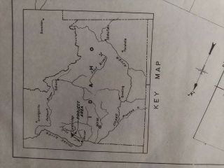 1950 Columbia River Sketch Map Cambridge Bench Project Idaho Horse Flat 5