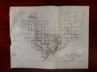 1948 Columbia River Sketch Diagram Map Land Classification And Ownership Idaho