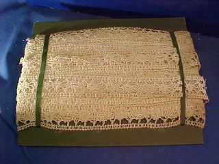 Nos 1920s Torchon Bobbin Lace 20 Yds From Old Country Store 1 1/2 " Wide