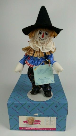 Vintage Wizard Of Ox Scarecrow Madame Alexander Doll W/ Box 13230