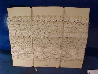 Nos 1920s Torchon Bobbin Lace 20 Yds From Old Country Store 1 1/2 " W