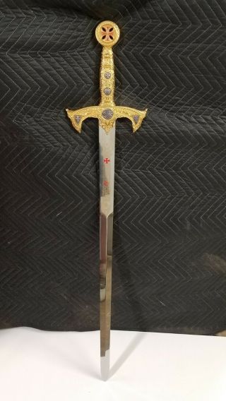 Marto Knights Templar Masonic Crusader Sword Made In Spain