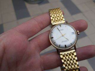Vintage Anker Automatic,  25 Jewels,  Gold Plated