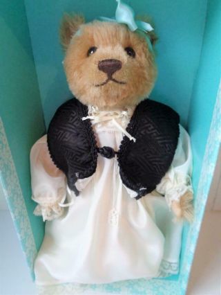 14 " Vintage Steiff Teddy Bear Schnuffy 0227/33 Dressed Girl Mohair