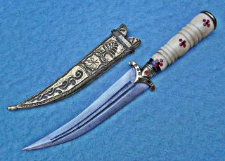 Old Lebanese Knife Jimbaya Dagger Lebanon Mid Eastern Islamic Asian Arab Sword