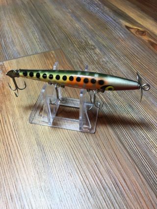 Vintage Fishing Lure Smithwick Devils Horse Spotted Ape Color Old Bait