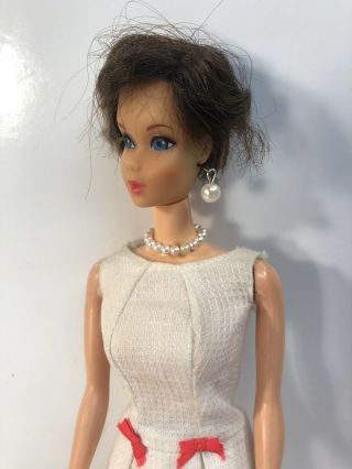 1967 Barbie TWIST N TURN Doll Brunette Arms Head Move 1960 ' s Vintage barbie 3