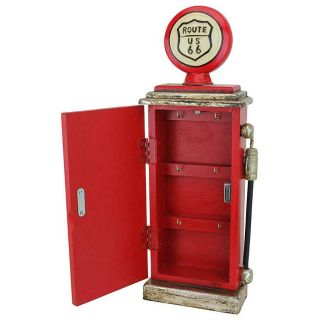 Design Toscano Route 66 Gas Pump Big Boy Toy Key Cabinet 7