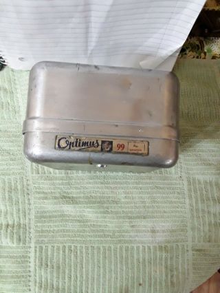 Vintage Optimus 99 Gas Camping/hiking Stove Made In Sweden U.  S.  Only