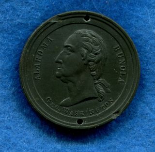 Antique 1890s Union Coffee President George Washington Adv Token York Medal