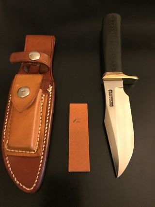 Randall Made Knives Model 23 Gamemaster - Blk.  Micarta - Jrb Sheath - 1980s