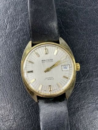 Vintage Swiss Made Waltham 17 Jewel Automatic Watch B425 C Well
