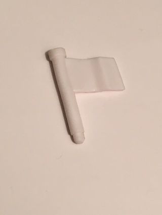 ✨ 1994 Vintage Bluebird Polly Pocket Magical Mansion Replacement Part White Flag