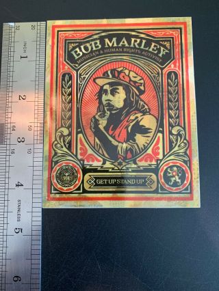 Vintage Shepard Fairey Bob Marley Sticker Obey Giant Andre Poster Print