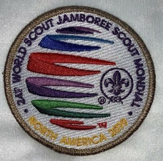 24th World Scout Jamboree Mondial 2019 JPT Planning Team Purple White Gold Mylar 4