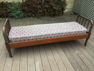 Antique Early Jenny Lind Spool Daybed