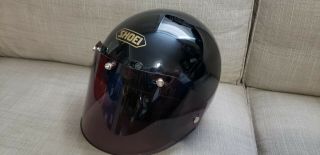 1987 Vintage Shoei Open Face Helmet with Gran Prix tined Shields Snell / DOT 3