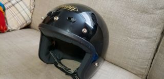 1987 Vintage Shoei Open Face Helmet with Gran Prix tined Shields Snell / DOT 5