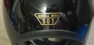 1987 Vintage Shoei Open Face Helmet with Gran Prix tined Shields Snell / DOT 6