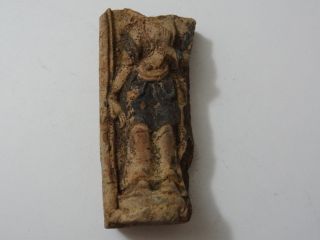 Antique Tibetan Buddhist Clay Tsa Tsa Fragment