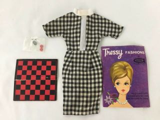 Vintage American Character Tressy Doll Check Mates Outfit 10902 And Booklet