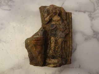Antique Mongolian Tibetan Buddhist Clay Tsa Tsa Fragment 2