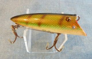 Vintage Heddon Deluxe Salmon Basser - 8520 - Early Lure -