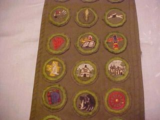 Boy Scout Eagle Medal and merit badge sash w/40 MB plus other ranks 3