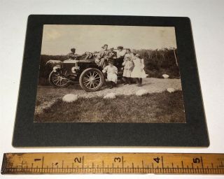 Rare Antique Automobile Harwoods Family African American Gent Cabinet Photo 6