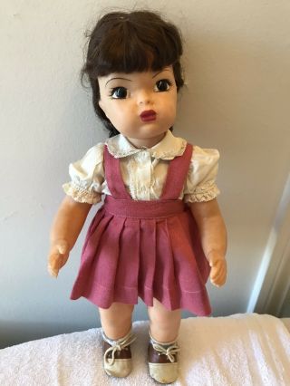 Vintage 16” 1950s Terri Lee Doll In Clothing.  $75.  00