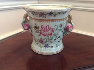 United Wilson 1897 Porcelain Jardiniere Planter Compote Bowl Flower Handles