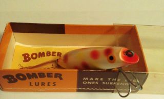 Vintage BOMBER JERK Saltwater Old Texas Fishing Lure Tackle w/ Box & Paperwork 3