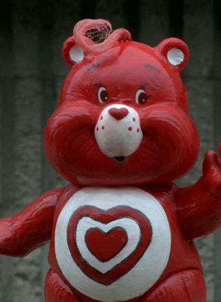 Custom From Vintage Kenner Poseable Figure Care Bear 3 " All My Heart Valentine