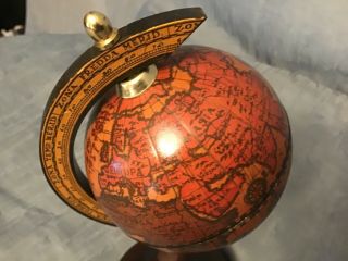 Zoffoli Antique Map Revolving Desk Globe on Stand 2