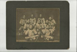 Vintage Antique Baseball Team Cabinet Photo - With At Least 1 Major League Hof P
